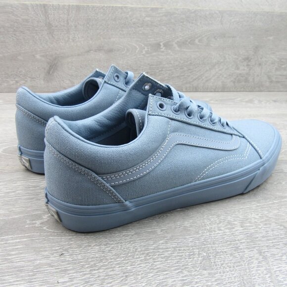 Vans Old Skool Mono Dusty Blue Mens Size 9 Sneakers NEW - Picture 7 of 13